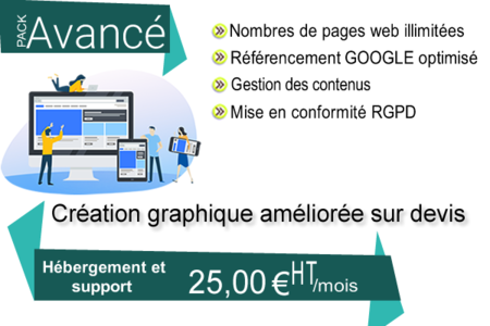 PACK AVANCE SITE WEB DE PRESENTATION